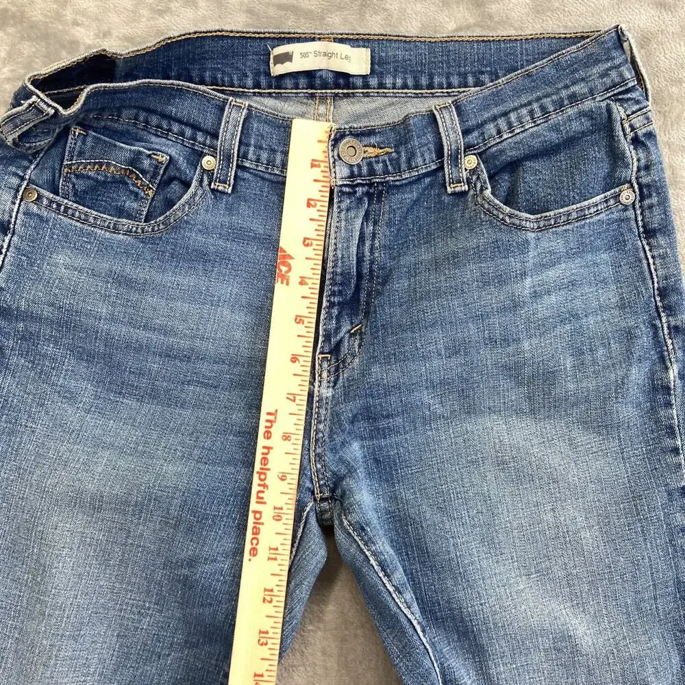 Levi's Men's 505 Straight Leg Jeans‎ Size 32x30 Blue